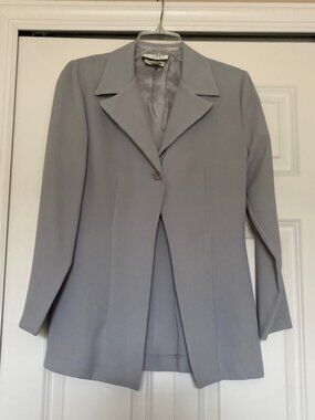 A. Byer Blazer Womens S Blue Single Button Vintage Made in USA Professional